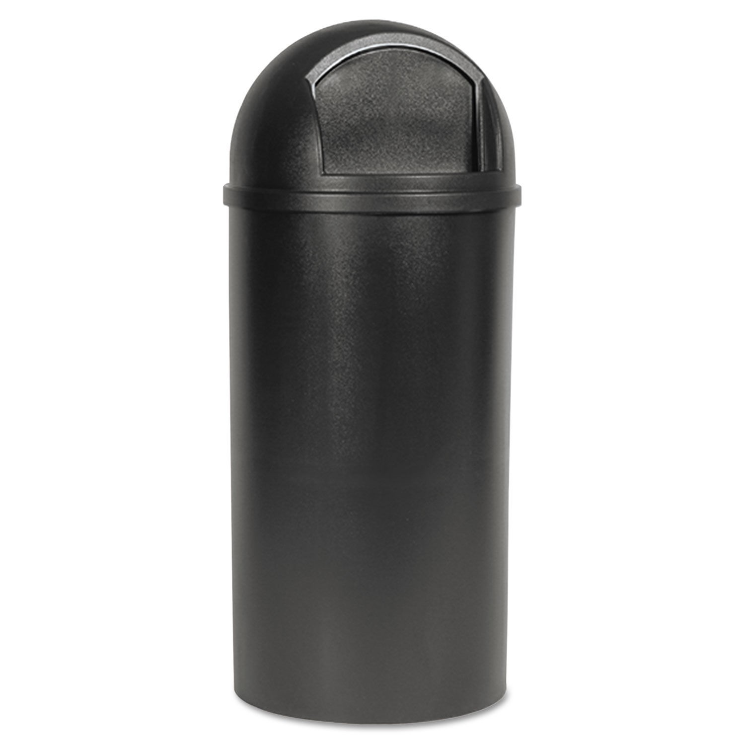 Marshal Classic Trash Container, 15 Gallon, Brown