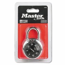 Master Lock Combination Lock, Stainless Steel, 1 7/8&quot; Wide 