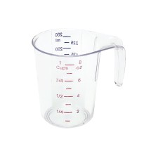 CAC China MCBK-25 Plastic Measuring Cup 1 Cup