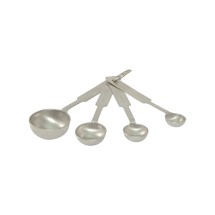 CAC China MSS1-4SET Heavyweight Stainless Steel Measuring Spoon Set, 4-Piece
