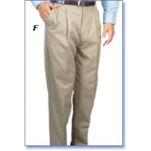 Henry Segal 9355 Men's Pleated Front Casual Twill Pants