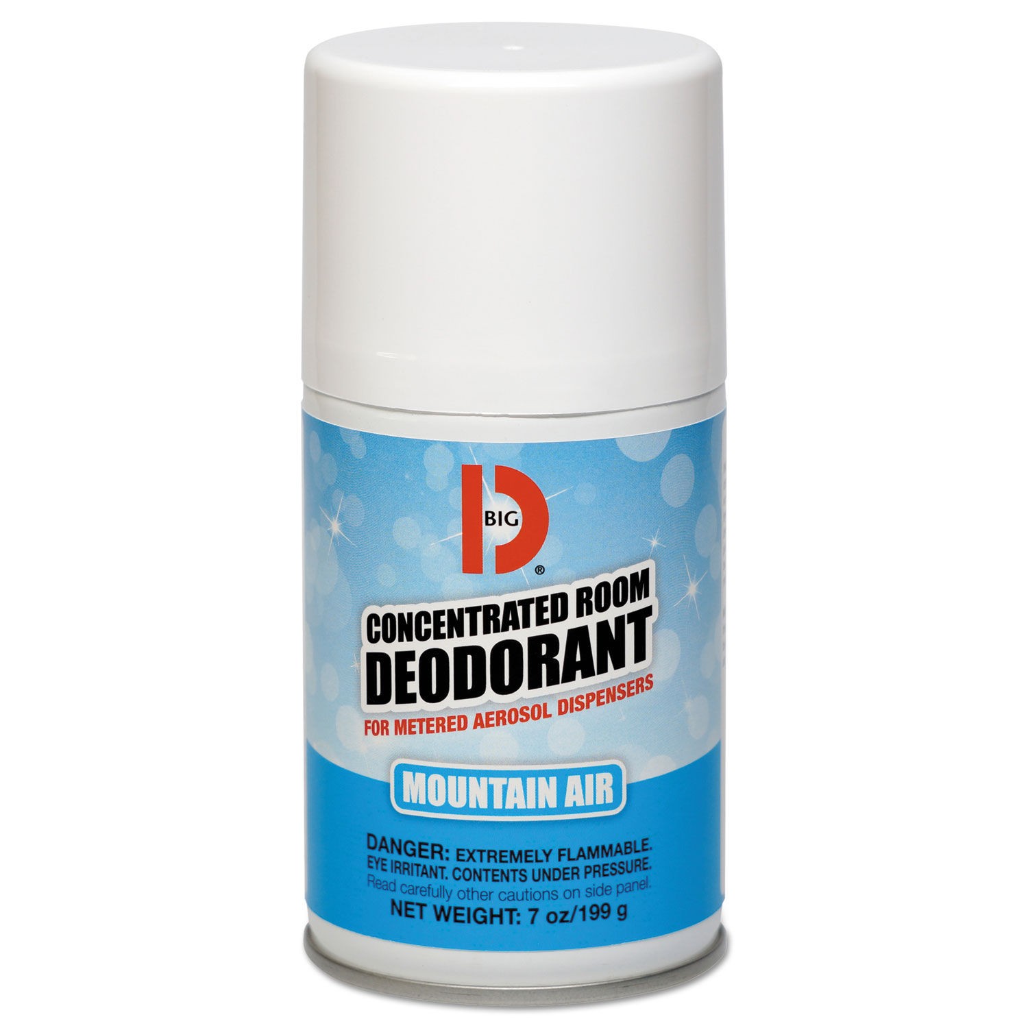 Metered Concentrated Room Deodorant, Mountain Air Scent, 7 oz Aerosol, 12/Carton