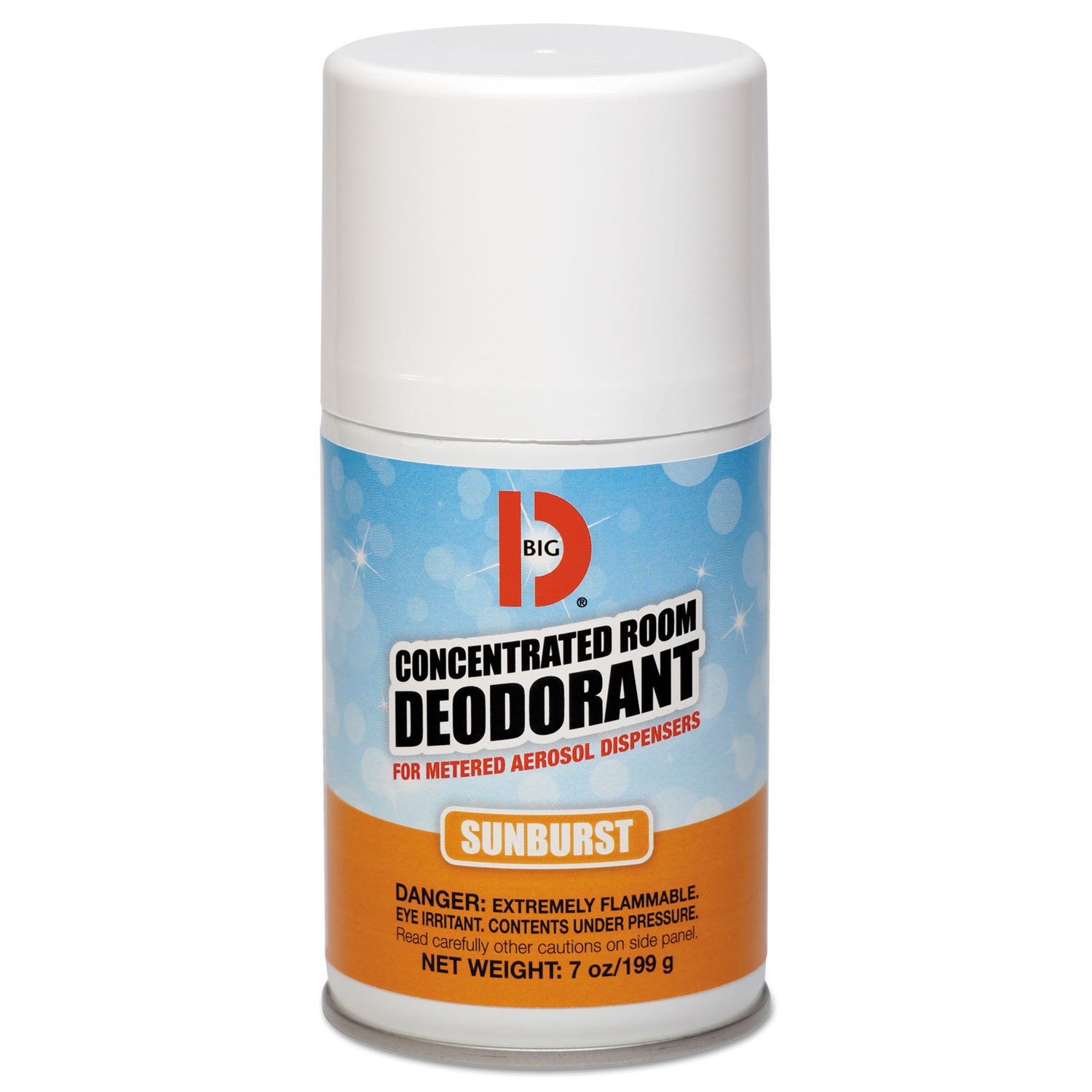 Metered Concentrated Room Deodorant, Sunburst Scent, 7 oz Aerosol, 12/Carton