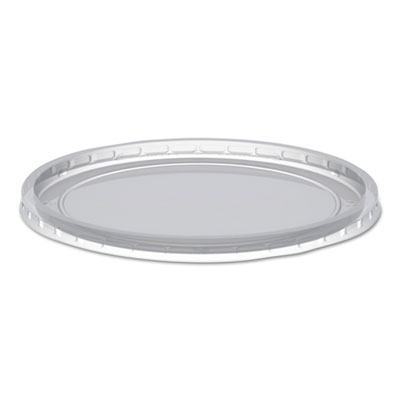 MicroLite Deli Tub Lid, Clear, Inside-Cap Fit, Fits 8-32 oz Containers, 500/Carton