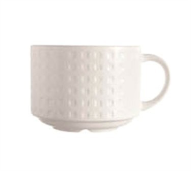 Cardinal S0438 Chef & Sommelier Satinique 8 oz. Stackable Coffee Cup, 2-1/4" Dia.