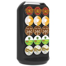 Mind Reader Black Coffee Pod Carousel, Fits 30 Pods