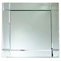 Jay Companies 1330052 Square Mirror Glass 13&quot; Charger Plate