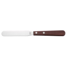 Winco TNS-4 Bakery Spatula with 4-1/4&quot; Blade, Wooden Handle