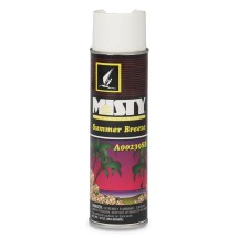 Misty Dry Deodorizer, Summer Breeze, 10 oz. Aerosol, 12/Carton