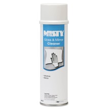 Misty Glass & Mirror Cleaner with Ammonia, 19 oz. Aerosol Can, 12/Carton