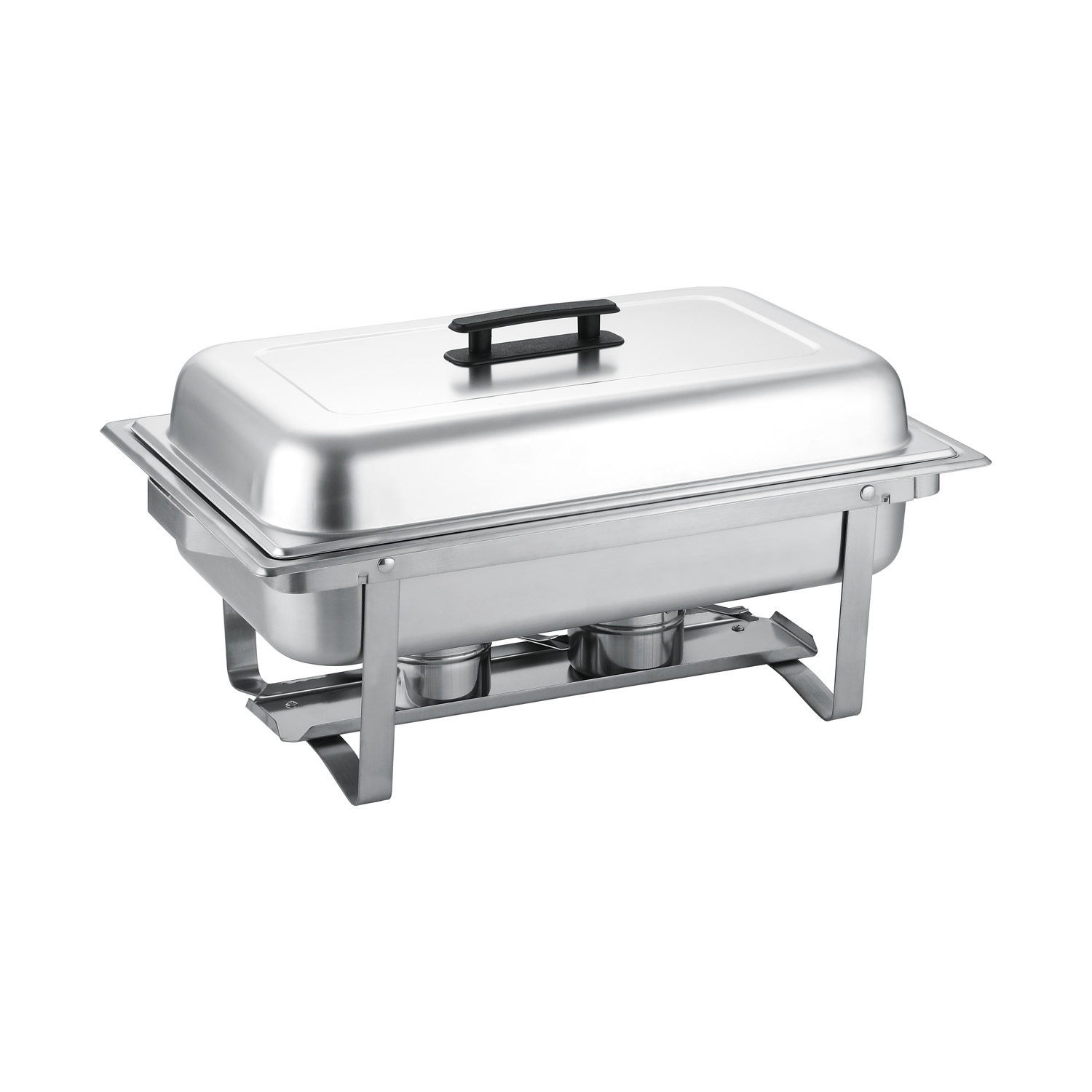 CAC China CAFR-101 Full Size Modish Chafing Dish with Folding Frame 8 Qt.