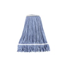 CAC China MHD2-32BL Cotton Mop Head with Looped-End, Blue 32 oz.