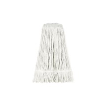 CAC China MHD2-24WT Cotton Mop Head with Looped-End, White 24 oz.