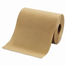 Morcon Hardwound Roll Towels, 8&quot; x 350ft, Brown, 12/Carton