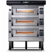Moretti Forni AMALFI A3 Triple Deck Electric Pizza Oven, 26&quot;W x 41&quot;D