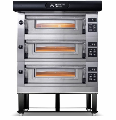 Moretti Forni AMALFI A3 Triple Deck Electric Pizza Oven, 26"W x 41"D