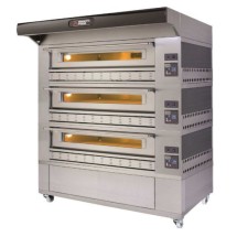 Moretti Forni P150G A3 Triple Deck Gas Pizza Oven, 58&quot; W x 34&quot; D