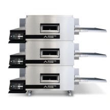 Moretti Forni TT96E3 Triple Deck Electric Conveyor Pizza Oven, 81"W x 50"D x 48"H