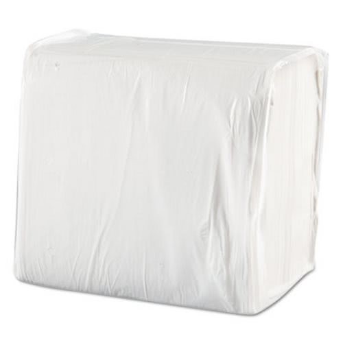 Morsoft White 1-Ply Dinner Napkins, 250/Pack, 12 Packs/Carton