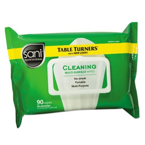 Multi-Surface Cleaning Wipes, 90 Wipes/Pack, 12 Packs/Carton