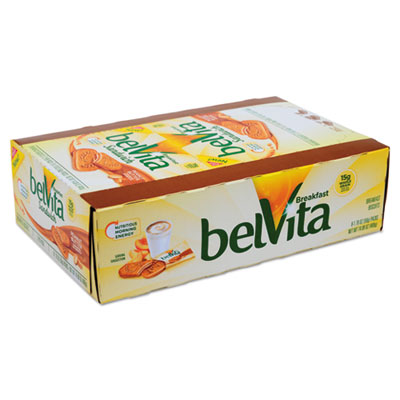 Nabisco belVita Breakfast Biscuits, Peanut Butter Sandwich, 8/Box