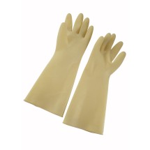 Winco NLG-816 Natural Ivory Latex Gloves 8-1/2&quot; x 16&quot;