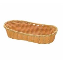 TableCraft 1117W Natural Oblong Handwoven Basket 9&quot; x 3-1/2&quot; x 2&quot;