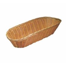 TableCraft 1118W Natural Oblong Handwoven Basket 15&quot; x 6&quot; x 3&quot;