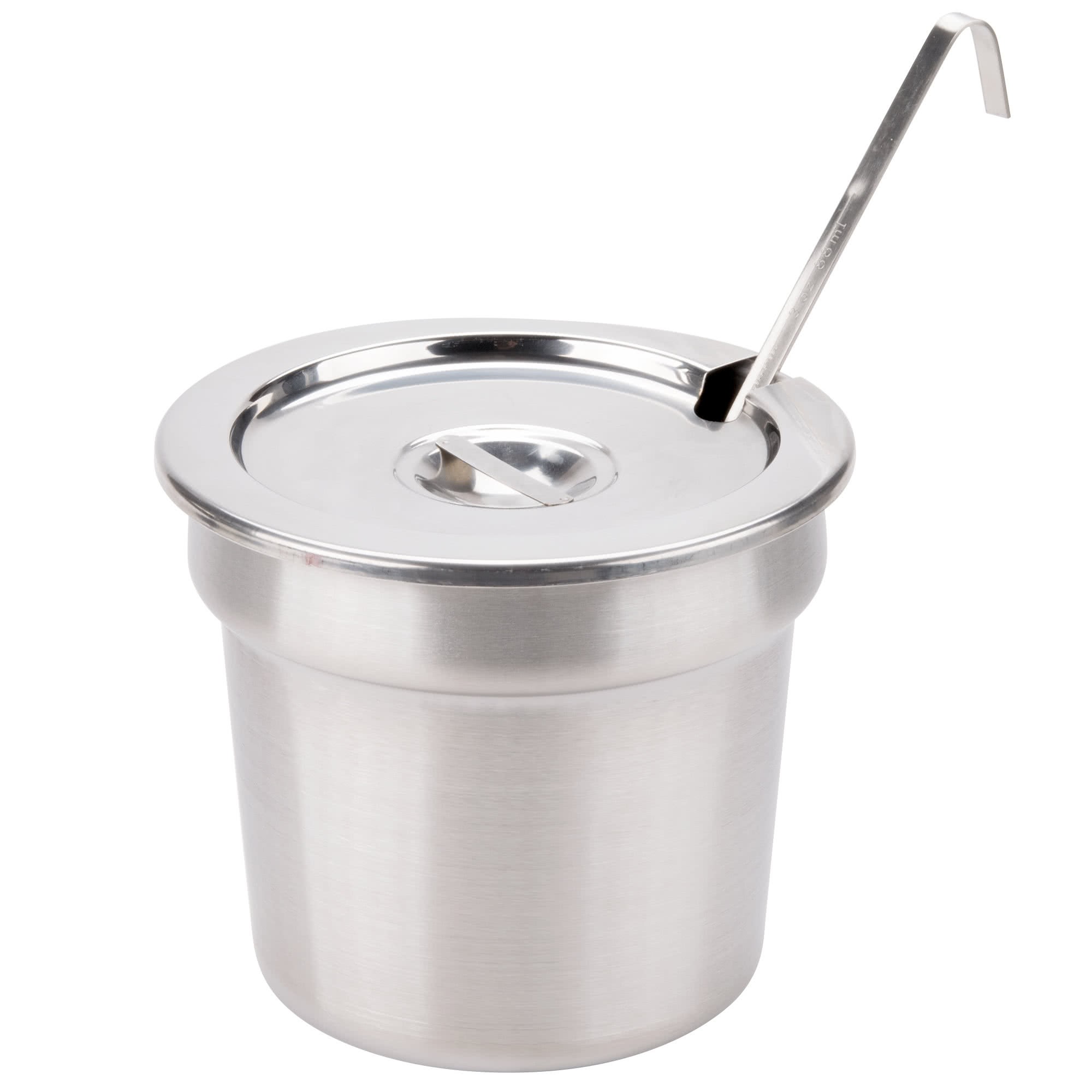 Nemco 66088-8 7 Qt. Stainless Steel Inset Kit with Cover and Ladle