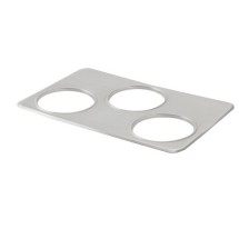 Nemco 68591 3-Hole Adapter Plate for 7 Qt. Insets, Fits 6055A-43