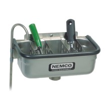 Nemco 77316-13 Ice Cream Dipper Well 12 3/4&quot; and Faucet Set