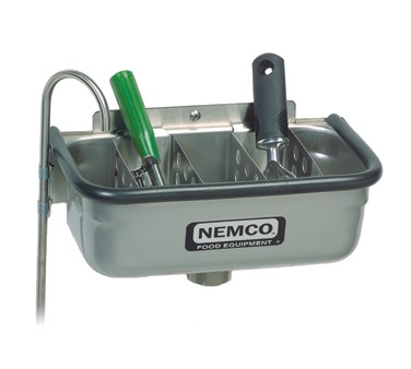 Nemco 77316-13 Ice Cream Dipper Well 12 3/4" and Faucet Set