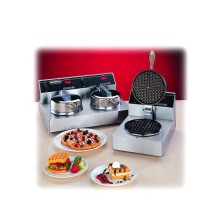 Nemco 7000A-2S Dual Waffle Baker with Silverstone