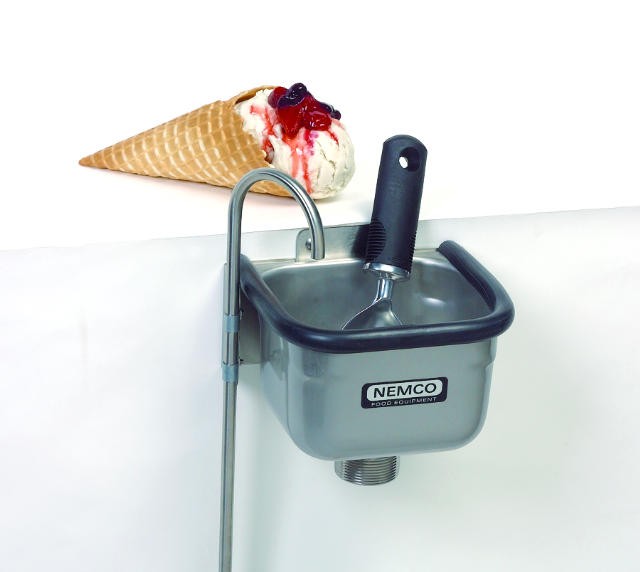 Nemco 77316-7 Ice Cream Dipper Well 7" and Faucet Set
