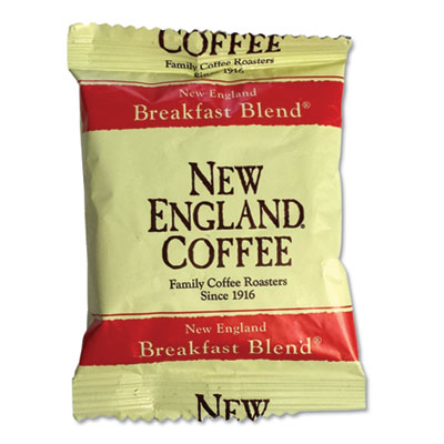 New England Coffee Coffee Portion Packs, Breakfast Blend, 2.5 oz. Pack, 24/Box