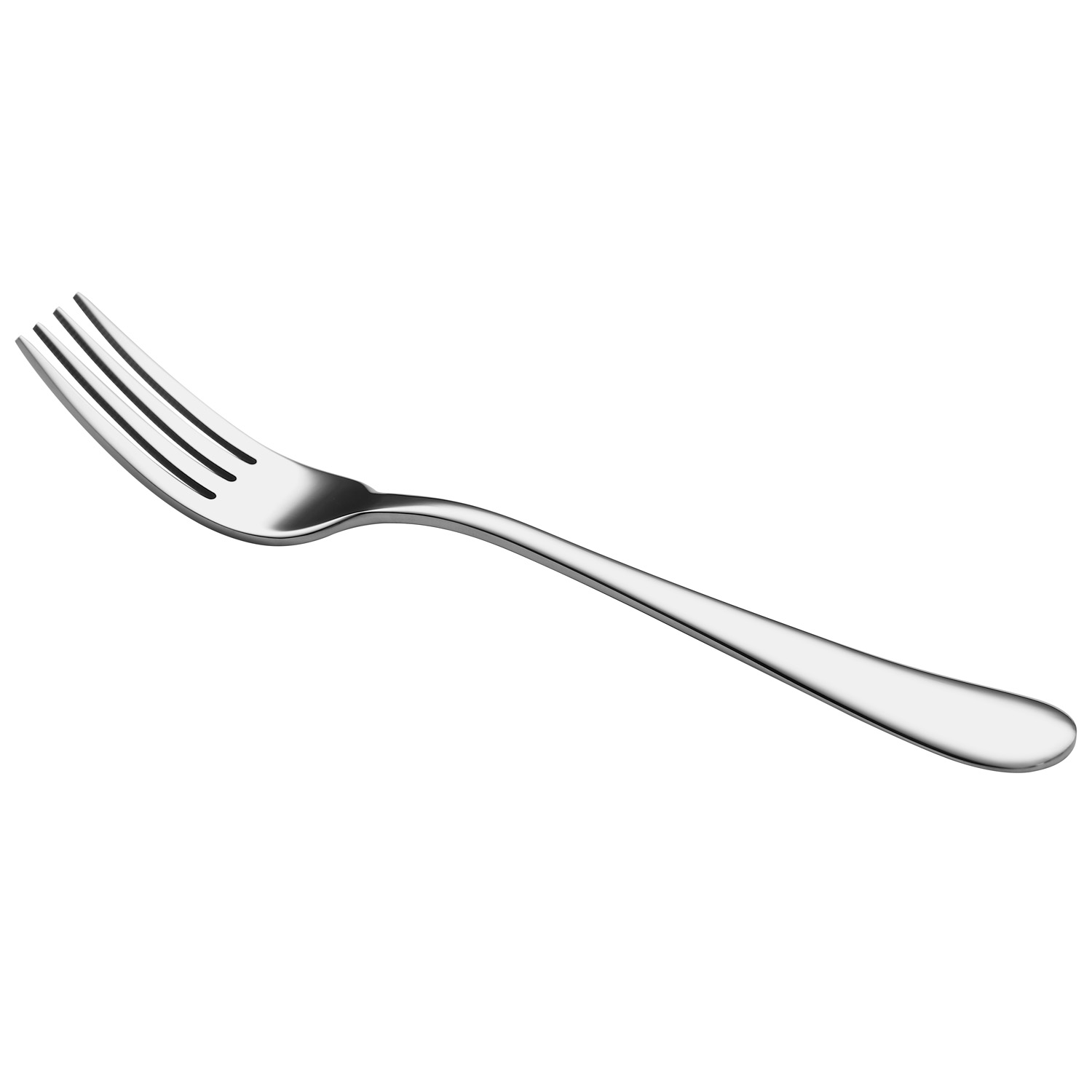 CAC China 8003-05 Noble Dinner Fork, Extra Heavy Weight 18/8, 7 3/8" - 1 dozen