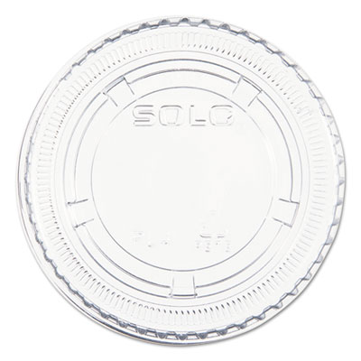 Non-Vented Cup Lids, Fits 3.25-9 oz Cups, Clear, 125/Sleeve, 20 Sleeves/Carton