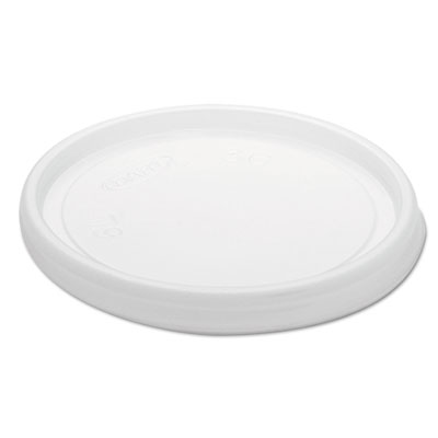 Non-Vented Cup Lids, Fits 6 oz Cups, 2,3-1/2,4 oz Food Containers, Translucent, 1000/Carton