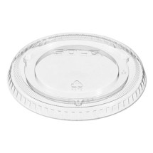 Non-Vented Cup Lids, Fits 9-22 oz. Cups, Clear, 1000/Carton