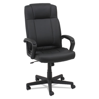 OIF Black Leather High-Back Executive Chair