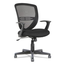 OIF Black Mesh Swivel/Tilt Mid-Back Task Chair