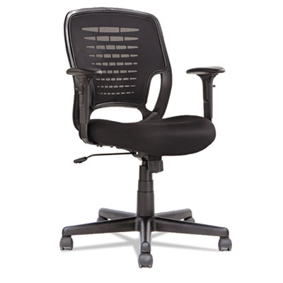 OIF Swivel/Tilt Black Mesh Task Chair