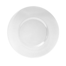 Jay Companies 1900035 Sunray Clear Glass 13&quot; Charger Plate