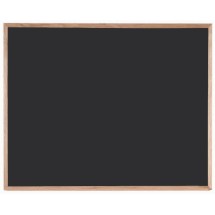 Aarco Products OC4860 Oak Frame Slate Composition Chalkboard, 60&quot;W x 48&quot;H