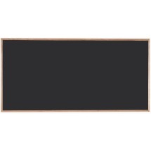 Aarco Products OC4896 Oak Frame Slate Composition Chalkboard, 96&quot;W x 48&quot;H