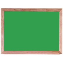 Aarco Products OC1824G Green Oak Wood Frame Slate Composition Chalkboard, 24&quot;W x 18&quot;H