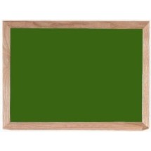 Aarco Products OS1824 Oak Wood Frame Composition Chalkboard, 24&quot;W x 18&quot;H 