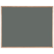 Aarco Products OS4860 Porcelain on Steel Chalkboard with Oak Frame (Choice of Colors), 48&quot;H x 60&quot;W 