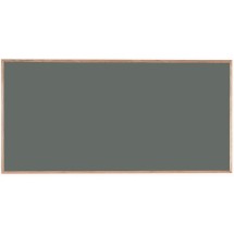 Aarco Products OS4896 Oak Wood Frame Composition Chalkboard, 96&quot;W x 48&quot;H