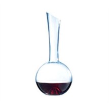 GET BW-1025-CL 10 oz. Customizable Polycarbonate Wine / Juice Decanter with  Lid